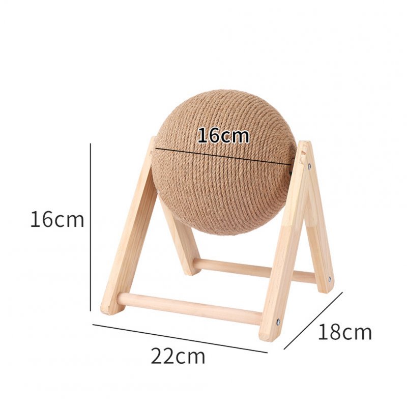 Cat Scratching Ball Toy Wear-resistant Cats Scratcher Sisal Rope Furniture Protector Grinding Paws Toys Pet Supplies 