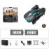 Xkrc X6pro Wifi Fpv With 4khd Dual Camera Altitude Hold Mode Foldable Rc Drone Quadcopter Rtf  optical Flow Location  Single camera   2 battery