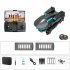 Xkrc X6pro Wifi Fpv With 4khd Dual Camera Altitude Hold Mode Foldable Rc Drone Quadcopter Rtf  optical Flow Location  Dual camera   2 battery