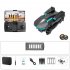 Xkrc X6pro Wifi Fpv With 4khd Dual Camera Altitude Hold Mode Foldable Rc Drone Quadcopter Rtf  optical Flow Location  positioning   1 battery