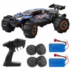 Xlf F-10 Full-scale Four-wheel Drive Off-road Vehicle 1:12 Bigfoot High-speed 2.4g Remote Control 2216 Outer Rotation Motor Rc  Model  Car Two-wheel double battery