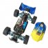 Xlf F16 Rtr 1 14 2 4ghz 4wd 60km h Metal Chassis Rc  Car Full Proportional Vehicles Model Blue extra Tires red