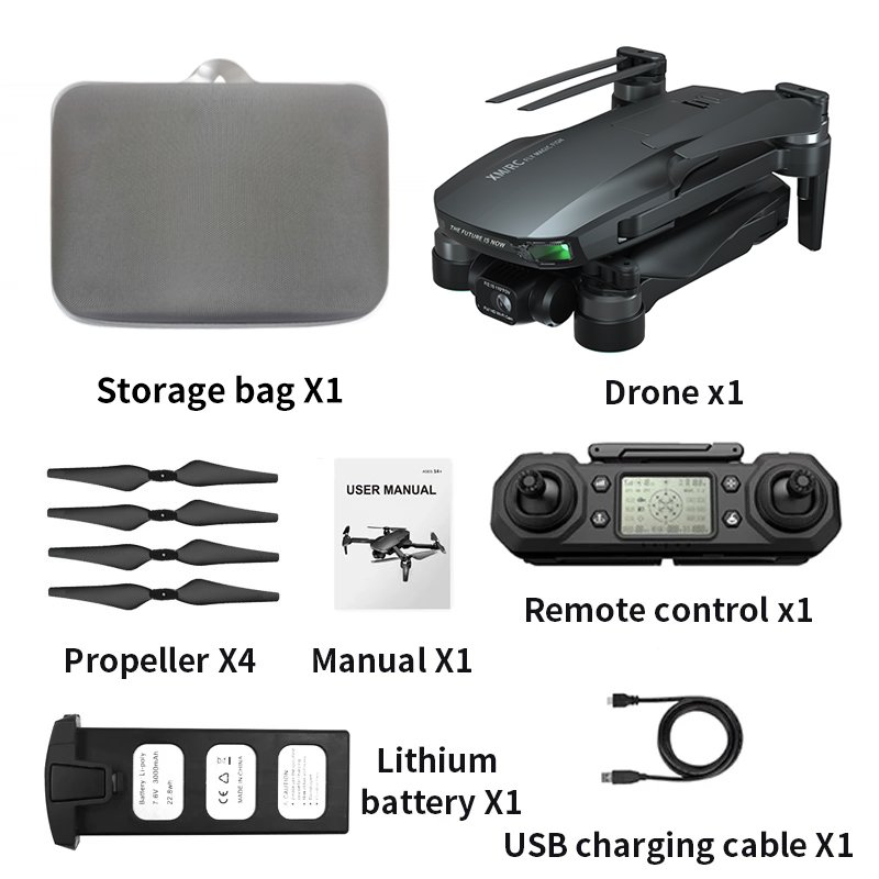 Xmr/c M9 Drone 6k Gps 5g Wifi 3 Axis Gimbal Camera Brushless Motor Supports 32g Tf Card Flight 28 Min Vs F11 Pro Drones 1 battery
