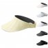 Xmz265 Women Summer Sun Hat Breathable Adjustable Anti ultraviolet Wide Brim Sunscreen Cap Empty Top Visors XMZ265  dark gray adjustable