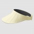 Xmz265 Women Summer Sun Hat Breathable Adjustable Anti ultraviolet Wide Brim Sunscreen Cap Empty Top Visors XMZ265  dark gray adjustable