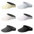 Xmz265 Women Summer Sun Hat Breathable Adjustable Anti ultraviolet Wide Brim Sunscreen Cap Empty Top Visors XMZ265  Beige adjustable
