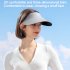 Xmz265 Women Summer Sun Hat Breathable Adjustable Anti ultraviolet Wide Brim Sunscreen Cap Empty Top Visors XMZ265  light yellow adjustable