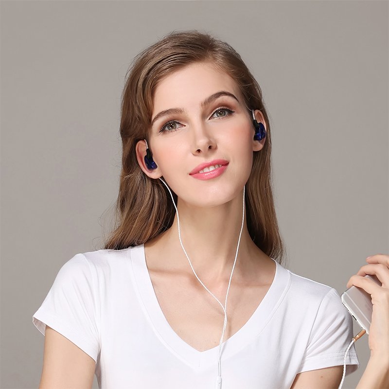 Sport Wired Earphone Stereo Earbud for Apple Xiaomi Samsung Music Cell Phone Running Headset with HD Mic - Red