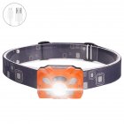 Xpe  Headlamp Usb Charging Working Lamp 60xc2xb0 Rotation Flashlight Outdoor Waterproof Emergency Light Orange