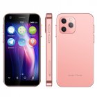 3.0 inch Xs12 Mini Android Smartphone 4G MTK6739CW 4-core 3GB RAM 32GB ROM Android 9.0 Pink