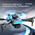 Xt5 Four sided Obstacle Avoidance Photography Aircraft 4k Dual lens Optical Flow Air Pressure Positioning Rc Drone black 1 battery