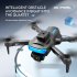 Xt5 Four sided Obstacle Avoidance Photography Aircraft 4k Dual lens Optical Flow Air Pressure Positioning Rc Drone black 2 batteries