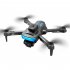 Xt5 Four sided Obstacle Avoidance Photography Aircraft 4k Dual lens Optical Flow Air Pressure Positioning Rc Drone silver grey 3 batteries