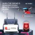 Xt5 Four sided Obstacle Avoidance Photography Aircraft 4k Dual lens Optical Flow Air Pressure Positioning Rc Drone silver grey 3 batteries