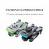 Xt5 Four sided Obstacle Avoidance Photography Aircraft 4k Dual lens Optical Flow Air Pressure Positioning Rc Drone black 3 batteries