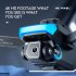 Xt5 Four sided Obstacle Avoidance Photography Aircraft 4k Dual lens Optical Flow Air Pressure Positioning Rc Drone black 3 batteries