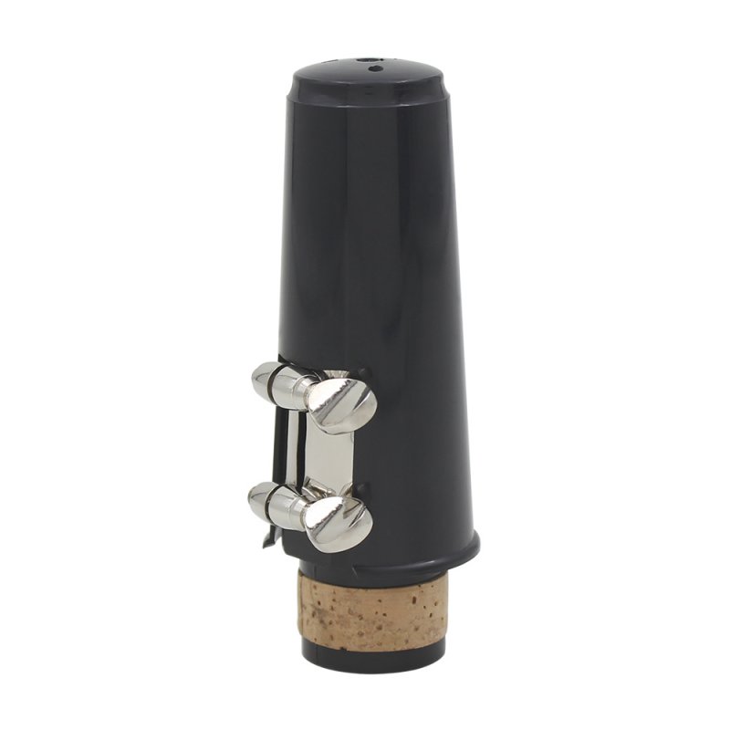 ABS Clarinet Mouthpiece Tube Head + Reed+ Cap Metal Ligature Professional Instrument Set 
