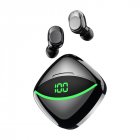 Y-ONE Wireless Earbuds In-Ear Clear Calling Earphones With Power Display Charging Case For Phone Computer Laptop black