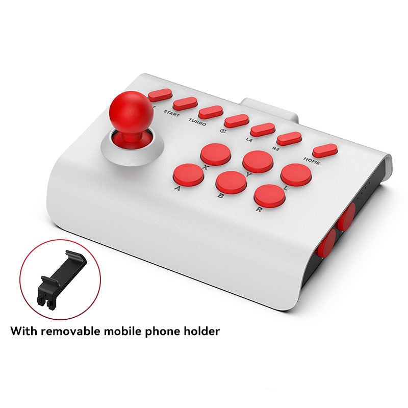 Y01 Arcade Fight Stick Joystick Game Controller For IPhone IOS Android PC Fighting Sticks white red