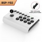 Y02 Arcade Fight Stick Joystick Phone Holder for PS4 Switch Console Controller