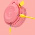 Y08 Wireless Headset Over Ear Stereo Deep Bass Earphones Longer Playtime Headphones For Smart Phone Laptop Tablet pink