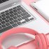Y08 Wireless Headset Over Ear Stereo Deep Bass Earphones Longer Playtime Headphones For Smart Phone Laptop Tablet pink