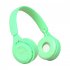 Y08 Wireless Headset Over Ear Stereo Deep Bass Earphones Longer Playtime Headphones For Smart Phone Laptop Tablet green