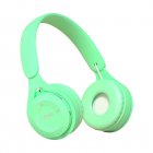 Y08 Wireless Headset Over-Ear Stereo Deep Bass Earphones Longer Playtime Headphones For Smart Phone Laptop Tablet green