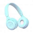 Y08 Wireless Headset Over-Ear Stereo Deep Bass Earphones Longer Playtime Headphones For Smart Phone Laptop Tablet blue