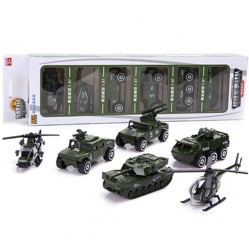 6pcs Alloy Cars Set Simulation Diecast Car Model Ornaments For Boys Girls Birthday Christmas Gifts VB8702 