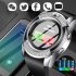 Y1 Bluetooth Smart Watch With Touch Screen Camera   SIM Card Slot Waterproof Smart Watch black