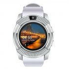 Y1 Bluetooth Smart Watch With Touch Screen Camera   SIM Card Slot Waterproof Smart Watch white