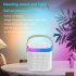 Y1 Portable Wireless Speaker With Wireless Microphones Interactive Karaoke Machine TF Card Player For Tablet Smart Phones Computer white single microphone
