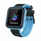 Y16 Multi-language Kids Smart Watch Ips Screen Camera Video Phone Watch With Puzzle Games Mp3 Music Playback blue