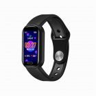 Y16 Smart Bracelet Bluetooth-compatible Music Answer Call Reminder Sports Fitness Smart Watches black
