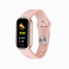 Y16 Smart Bracelet Bluetooth-compatible Music Answer Call Reminder Sports Fitness Smart Watches pink