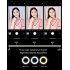 Y2 Selfie Fill Light Desktop LED Ring Light for Tripod Stand USB Plug for YouTube Tik Tok Live Photo Studio black