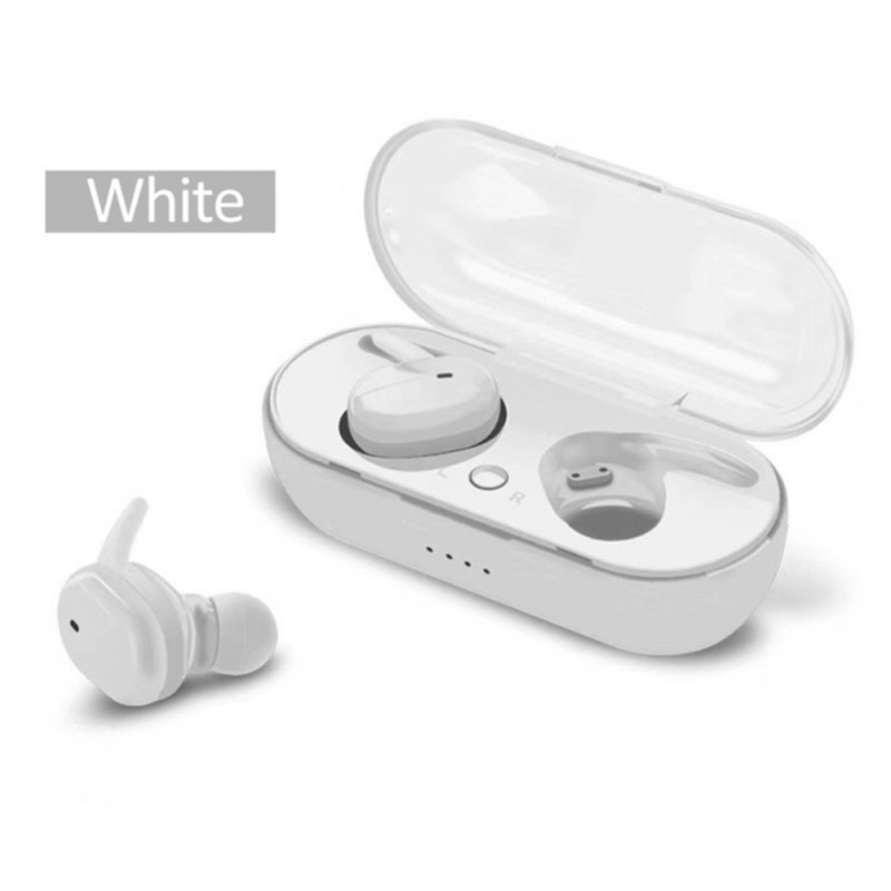 Y30 Tws Bluetooth-compatible 5.0 Wireless Stereo Headphones In-ear Noise Cancelling Waterproof Earbuds Headset With Charging Case White