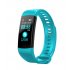 Y5 Smart Bracelet Color Screen Heart Rate Blood Pressure Blood Oxygen Health Monitoring Pedometer Smart Watch lake blue