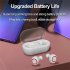 Y50 Bluetooth compatible 5 0 Tws Wireless Earphone Mini Portable Sport Headset With Charging Box  bag  White Red