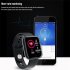 Y68 Bluetooth compatible Smart  Watch Fitness Tracker Sports Bracelet Heart Rate Monitor Blood Pressure Bracelet For Android Ios black
