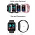 Y68 Bluetooth compatible Smart  Watch Fitness Tracker Sports Bracelet Heart Rate Monitor Blood Pressure Bracelet For Android Ios black