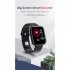 Y68 Men Women Intelligent Watch 1 3 inch TFT Sleep Monitoring Auto Bright Screen Bluetooth compatible Smartwatch black