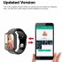 Y68 Smart Watch Fitness Watch With Blood Pressure Blood Oxygen Tracking Heart Rate Monitor Waterproof Smartwatch silver black