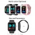 Y68 Smart Watch Heart Rate Monitor Smartwatch Blood Pressure Fitness Watch For Android Iso Phones black