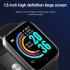 Y68 Smart Watch Waterproof Bluetooth Sport SmartWatch Support for iPhone Xiaomi Fitness Tracker Heart Rate Monitor Built in 150mAh Battery USB Charging Gold pin