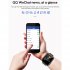 Y68 Smart Watch Waterproof Bluetooth Sport SmartWatch Support for iPhone Xiaomi Fitness Tracker Heart Rate Monitor Built in 150mAh Battery USB Charging Silver w