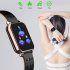 Y6Pro Smart Bracelet 1 3 inch Color Screen Real time Heart Rate Blood Pressure Sleep Monitoring IP67 Waterproof Sports Watch black steel stap