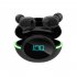Y80 Bluetooth compatible Wireless Headset Waterproof Sports Earbuds Low latency Tws Gaming Headphones Power Display black