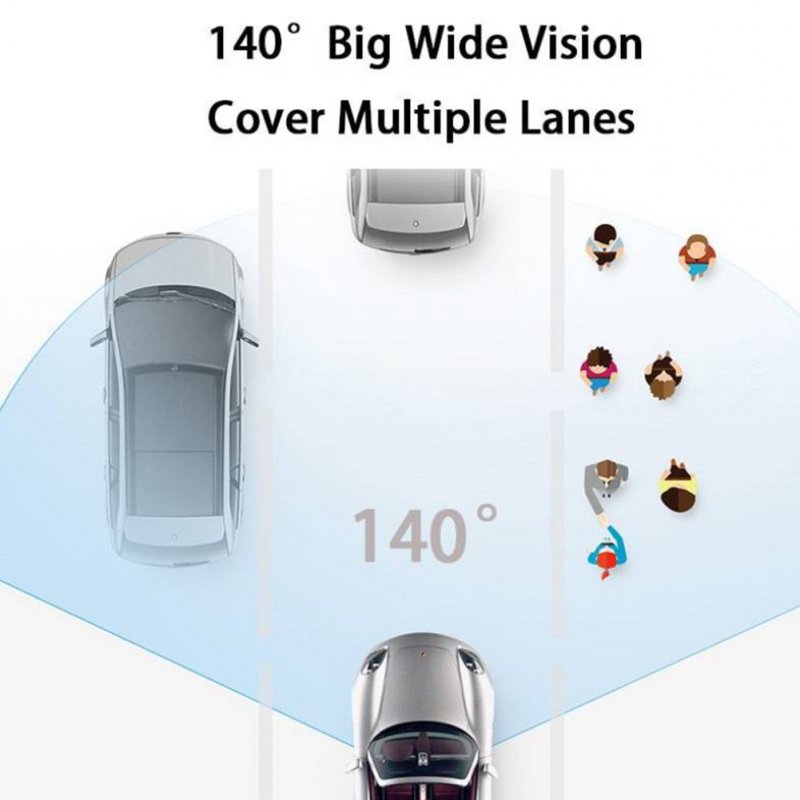 Dash Cam 2K WiFi Car Camera Super Night Vision Dashcam G-Sensor 24 Hours Parking Monitor Video Recorder 